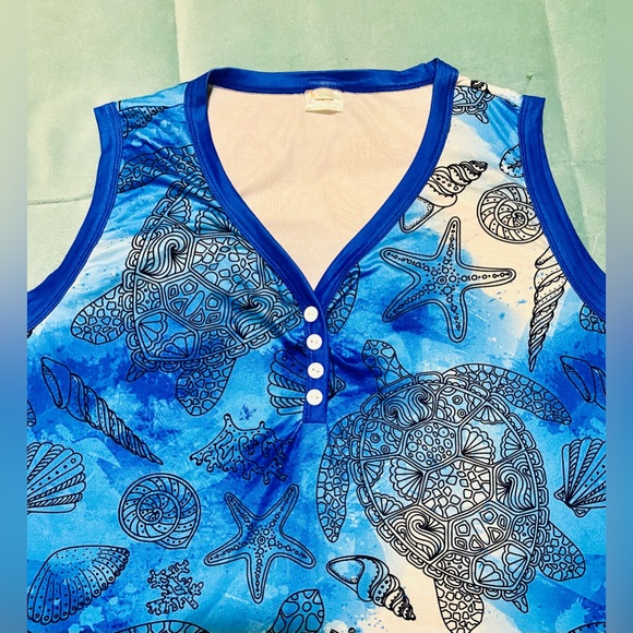 Shirley & Stone Boutique Sleeveless Capri PJ Set - Picture 3 of 12